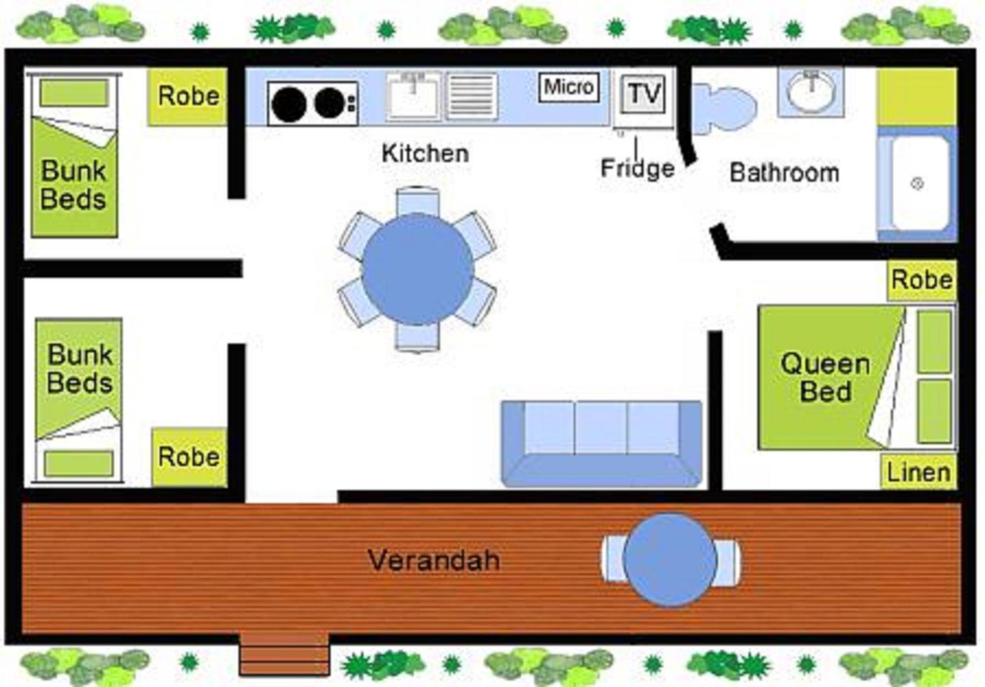 Adelaide Brownhill Creek Tourist Park Hotel Værelse billede